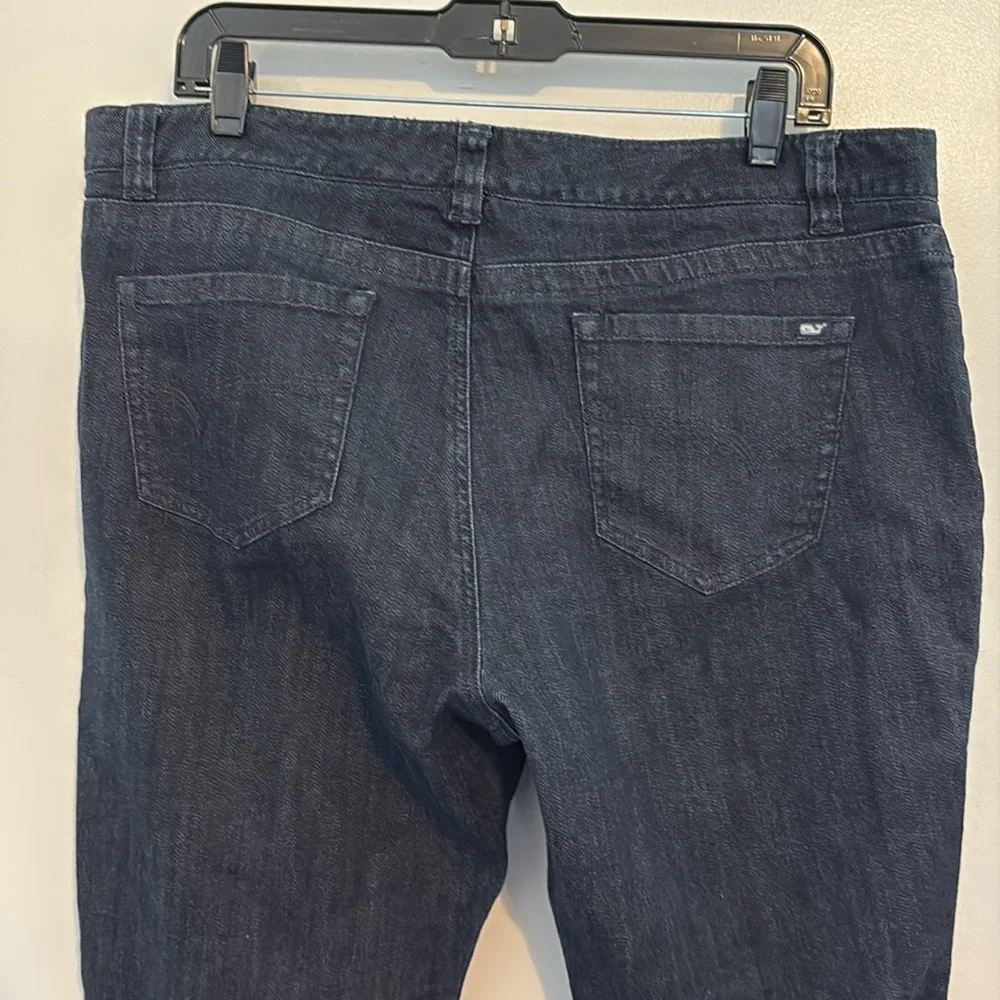 Vineyard Vines Dark Wash Straight Leg Jeans 16 NWT - Picture 6 of 10